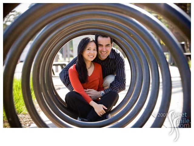 Michelle and Alfio\'s Engagement Portraits in San Francisco\'s Golden Gate Park