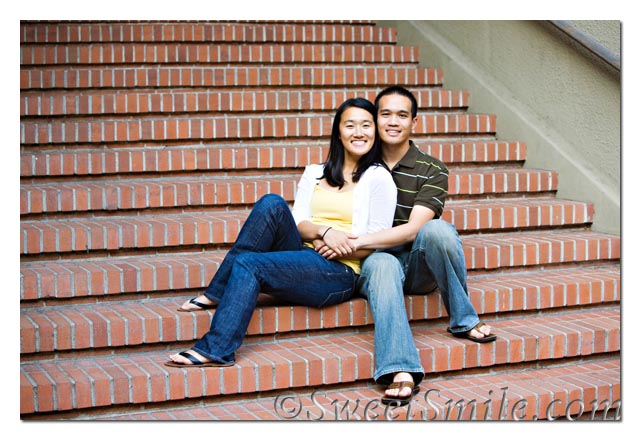 Christine and Jeffs Engagement Portraits at UC Berkeley