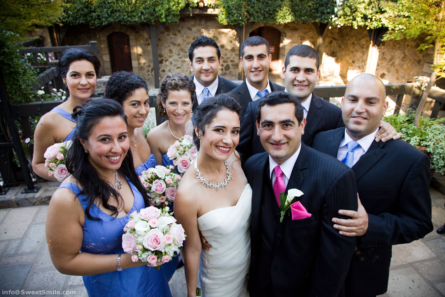 Semira and Ali's beautiful Persian Wedding ceremony at V Sattui Winery
